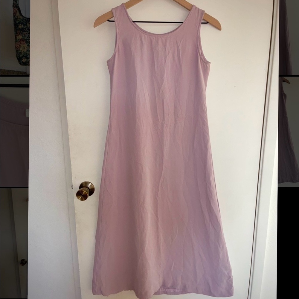 Jones New York 100% Silk vintage lilac dress